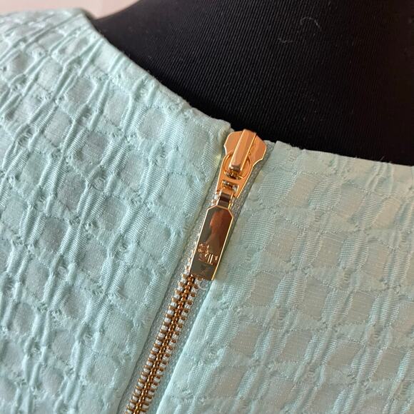 Southern Tide Paislee Seersucker Sleeveless Shift Dress Womens 6 Mint Green - Picture 4 of 10